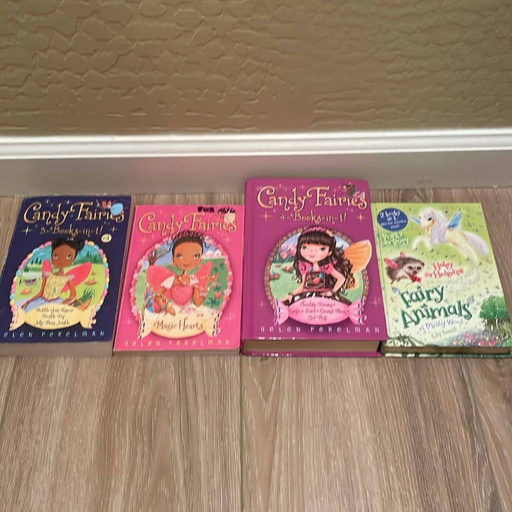 3 Candy Fairies and one Fairy Animals books!